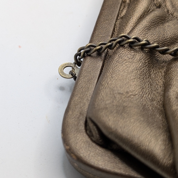 HOBO International Bronze Kisslock Clutch - Picture 7 of 8